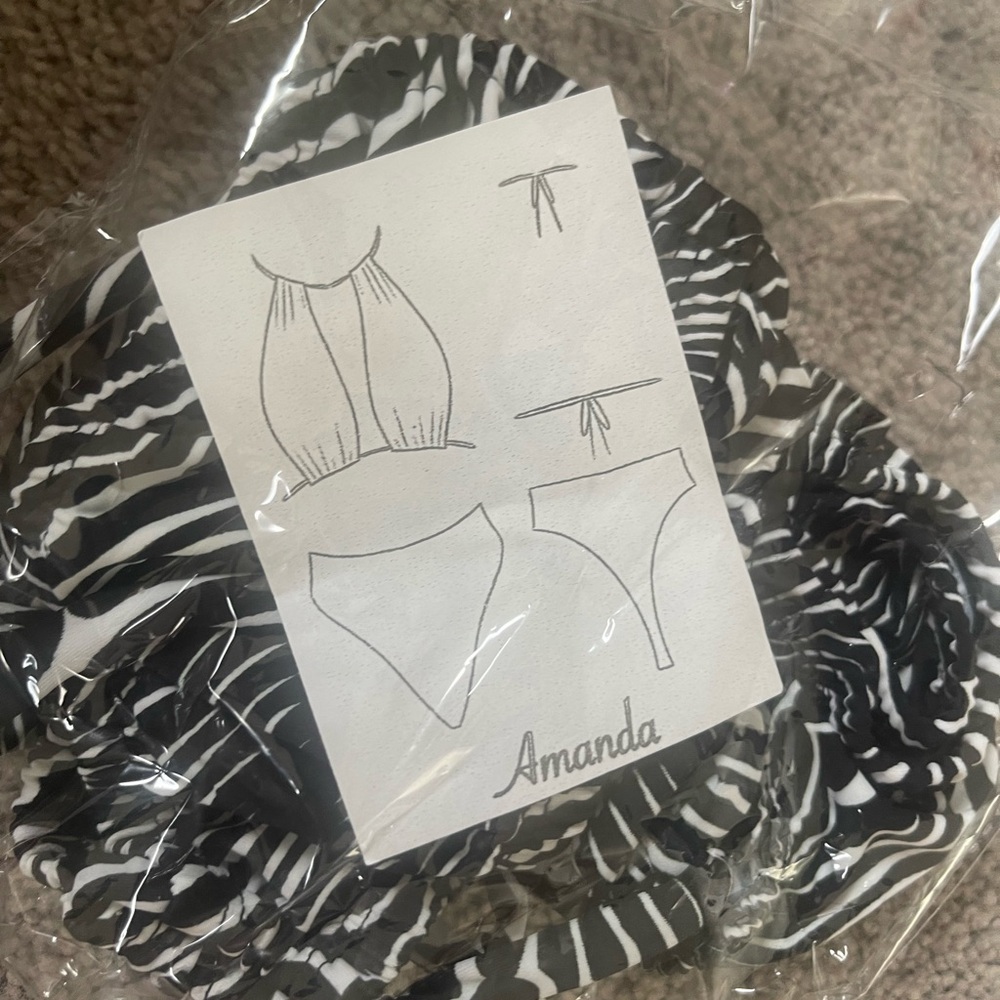 2 XS Zebra Bartender Bottle Girl Outfits